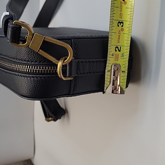 NWT Fossil Bryce Small Crossbody Black Leather Bag - Picture 16 of 17
